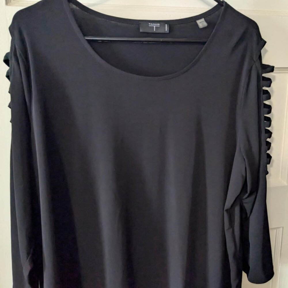 Tahari Black sweater